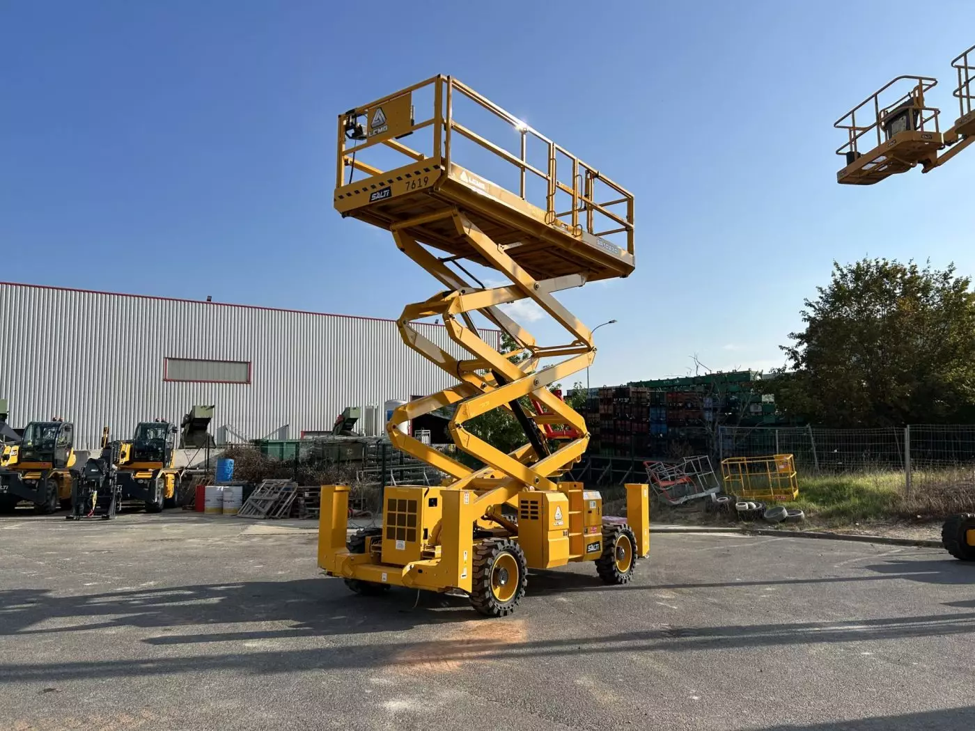 Nacelle catégorie A - nacelle ciseaux à élévation verticale